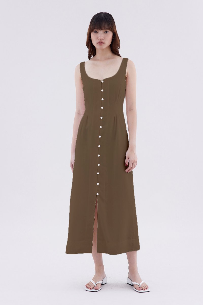 Dawnette Tuck Seam Dress