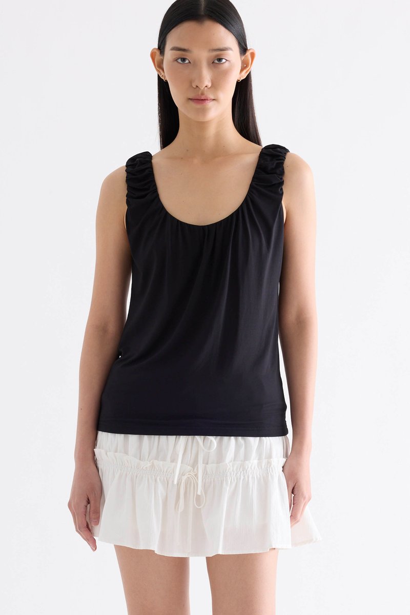 Endelyn Ruch Strap Top