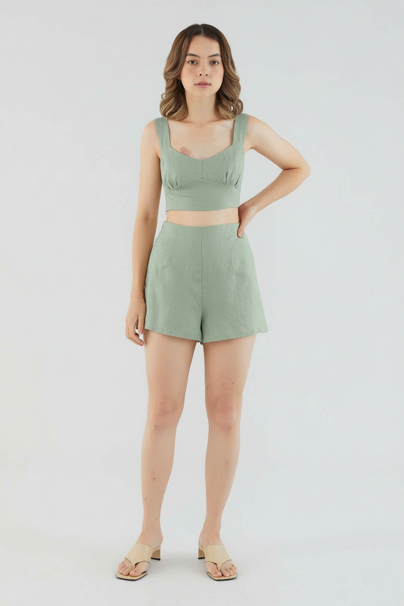 Corena Linen Relaxed Shorts