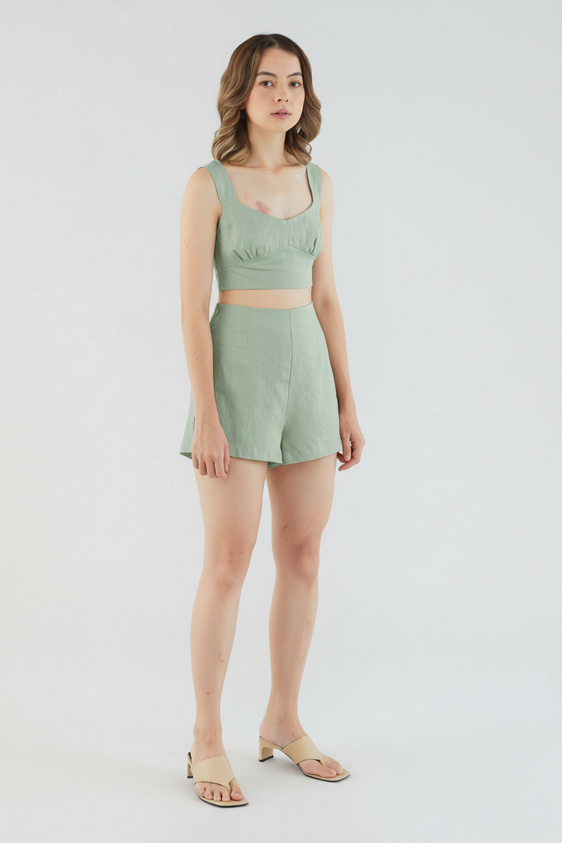 Corena Linen Relaxed Shorts