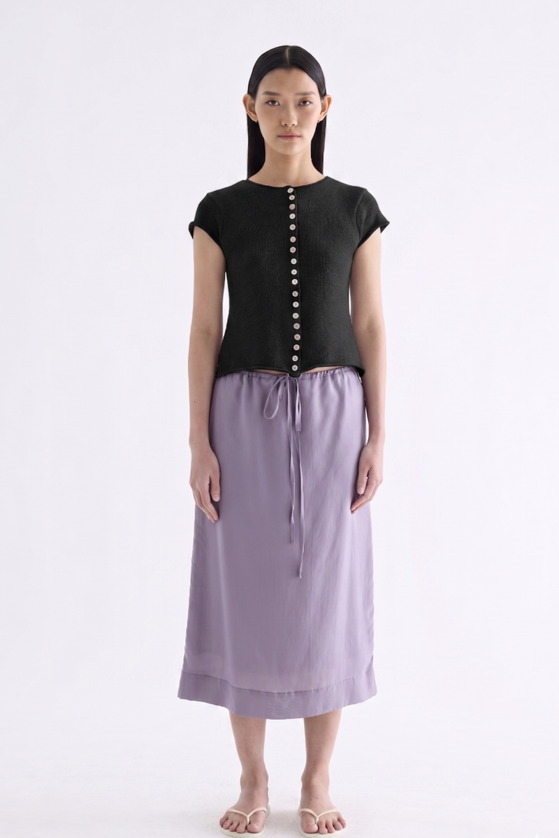 Kelyn Button-Down Knit Top