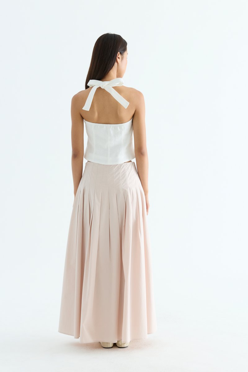 Akari Linen Halter Top