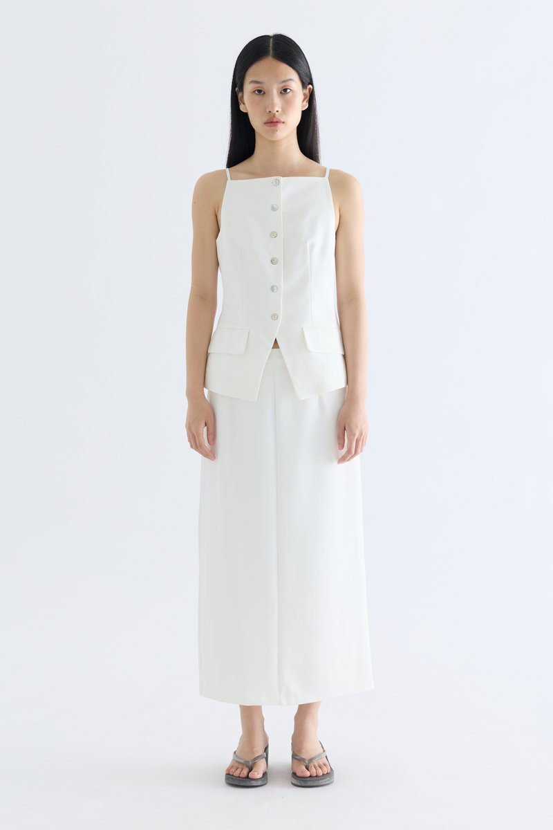 Tamie Straight Neck Waistcoat
