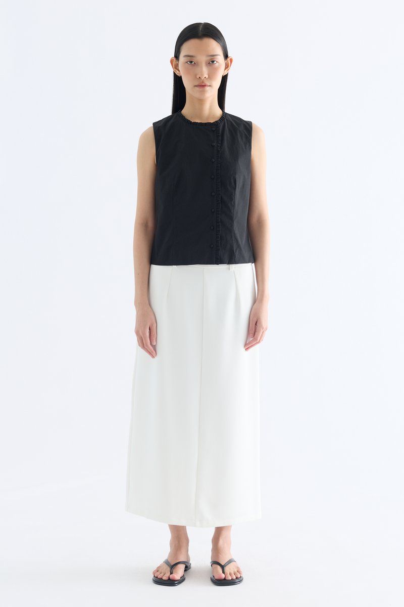 Gisella Ruffle-Trim Top