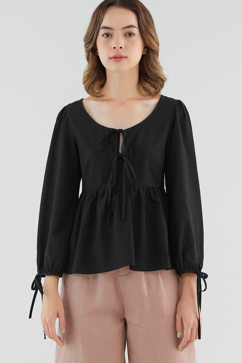 Franie Tie-Strap Blouse