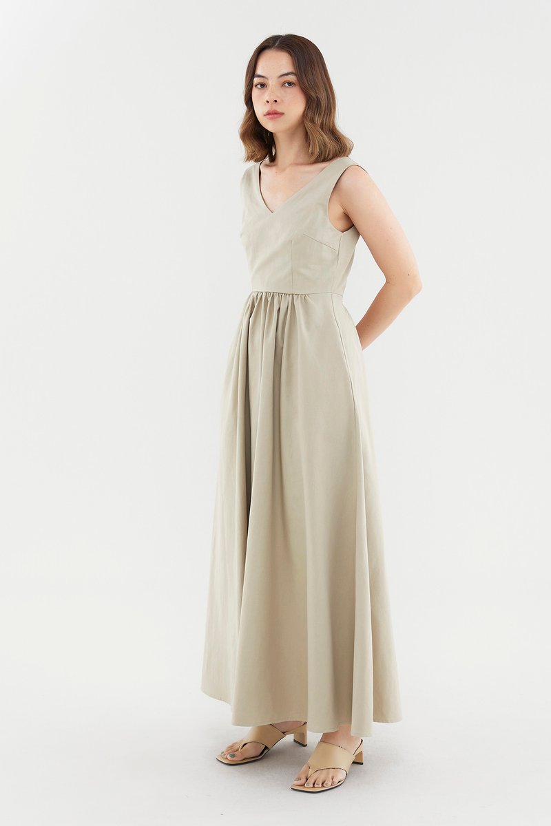 Taria Open-Back Dress