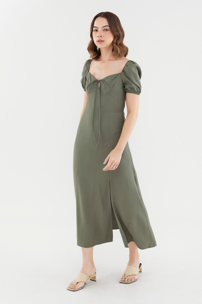 Jacintha Tie-Front Dress