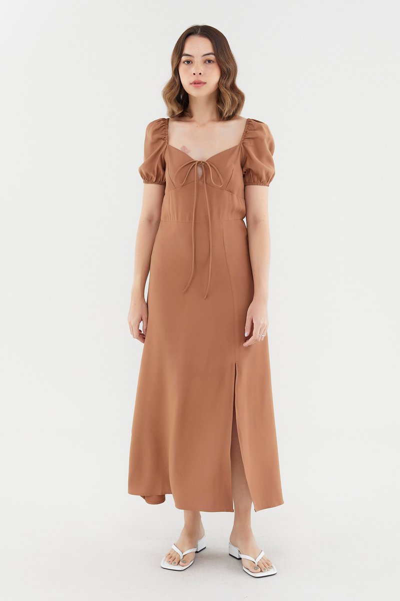 Jacintha Tie-Front Dress