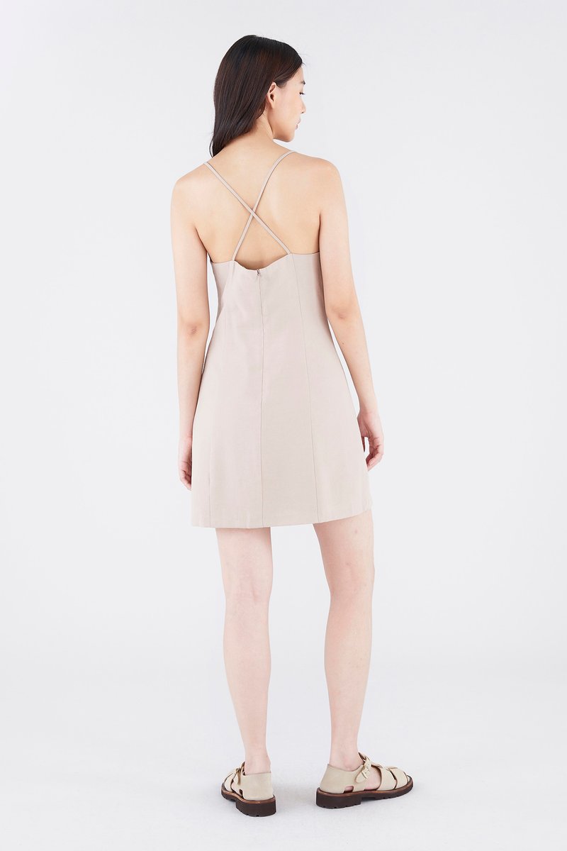 Ivelyn Cross Back Dress