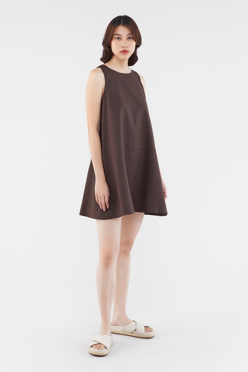 Myrah Linen Shift Dress