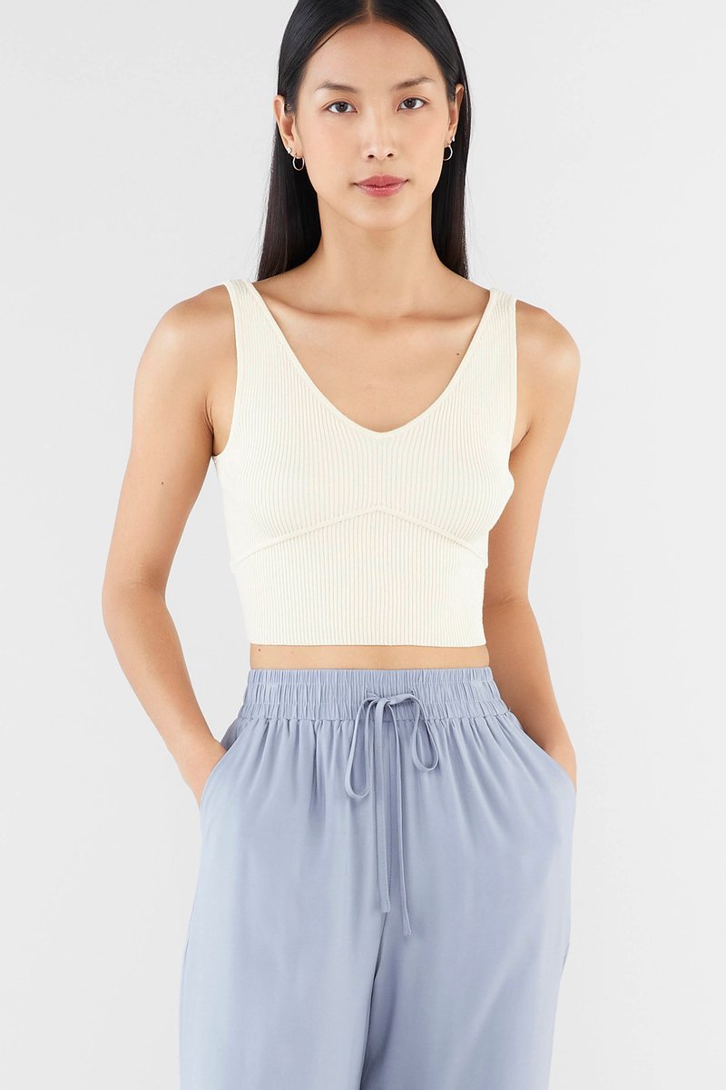 Felice V-Neck Crop Tank
