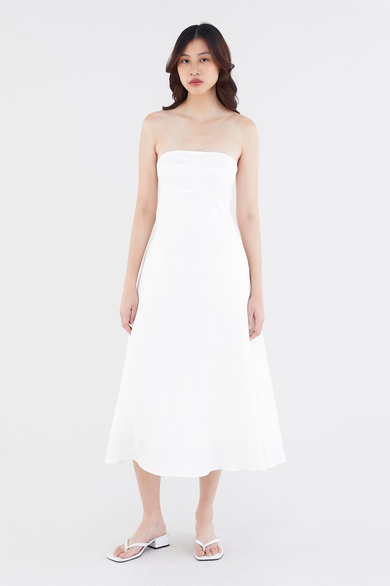 Alexis Linen Empire Tube Dress