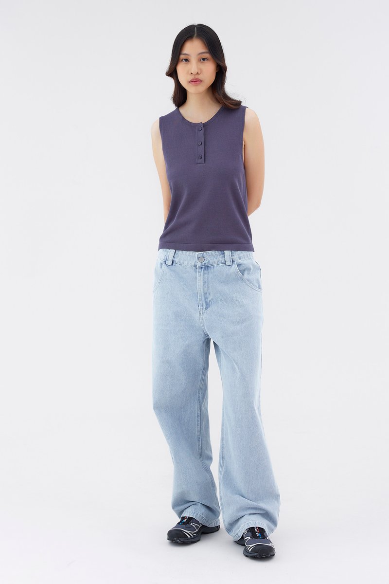 Hesune Low-Rise Denim Jeans