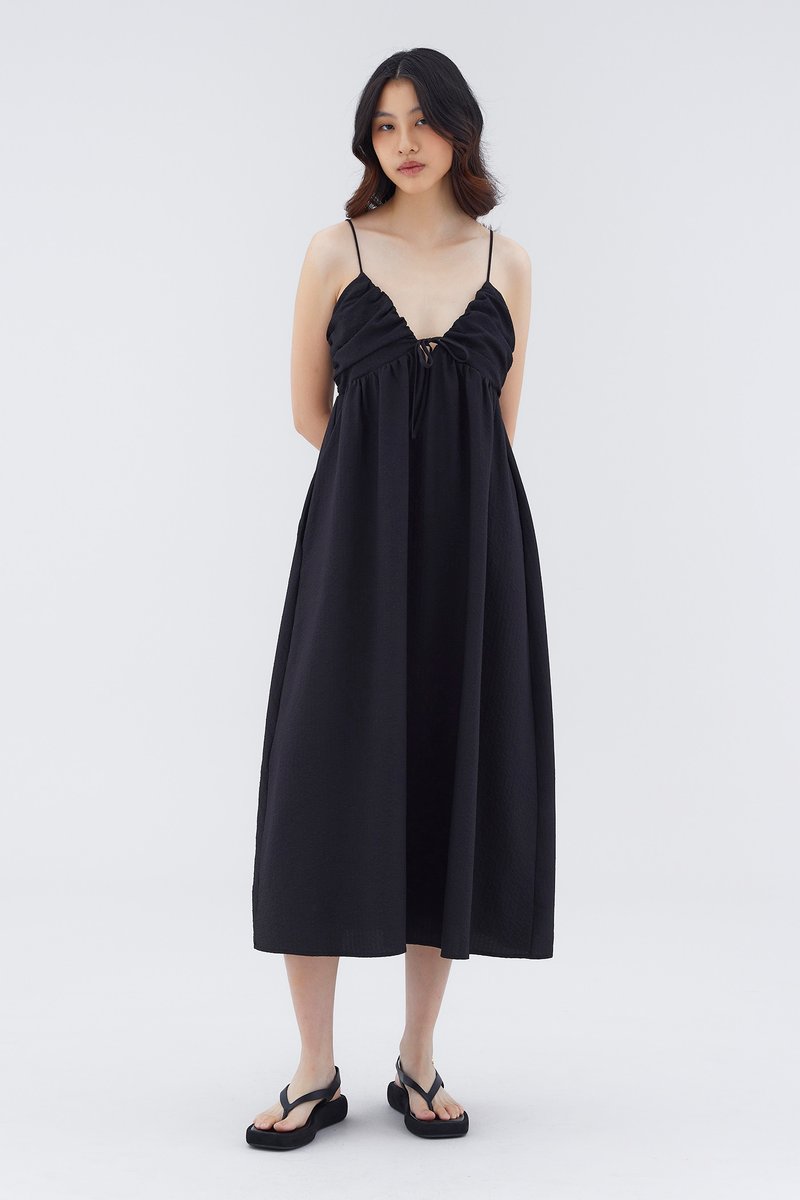 Clyfer Deep V Sun Dress