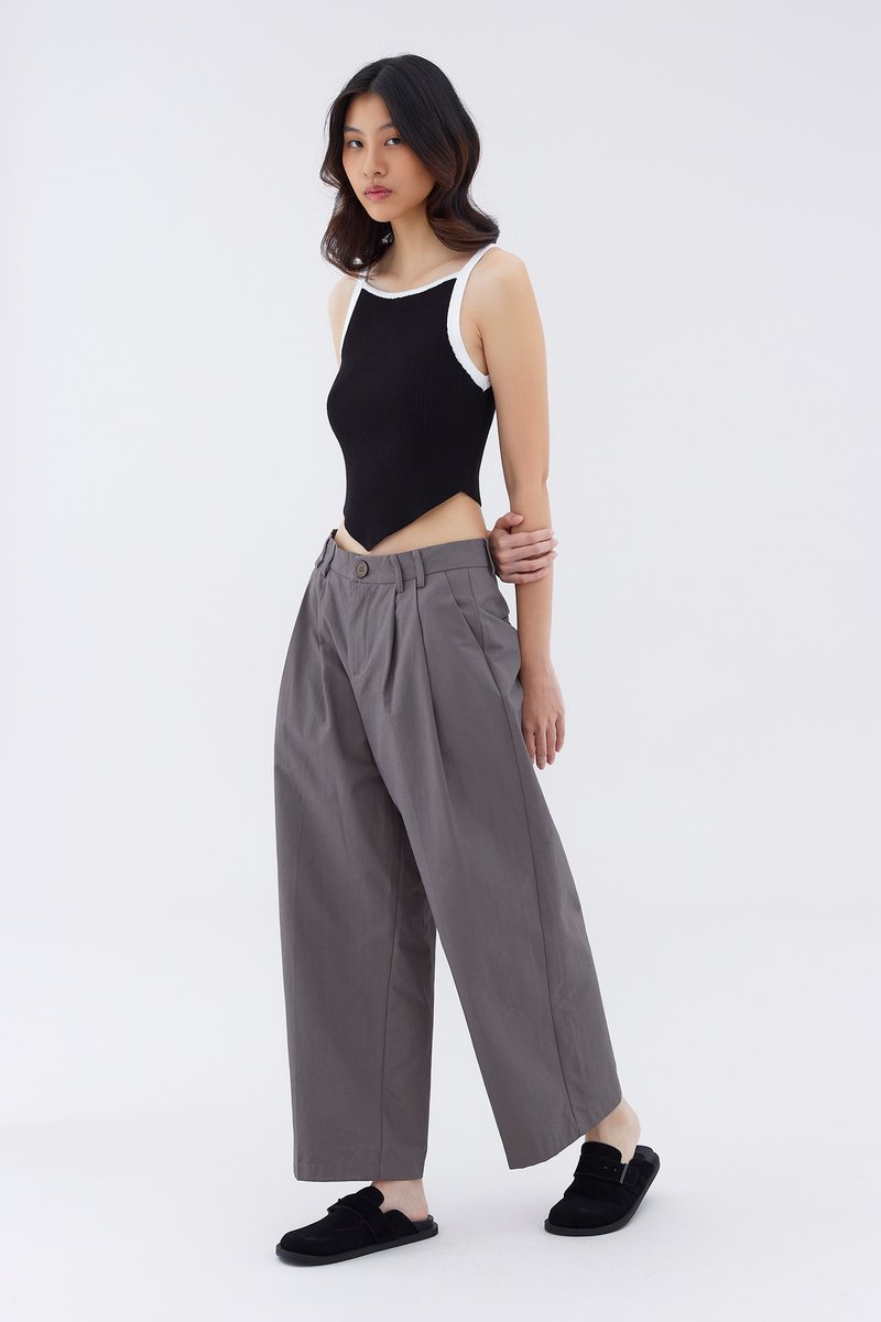 Descan Mid-Rise Relaxed Pants