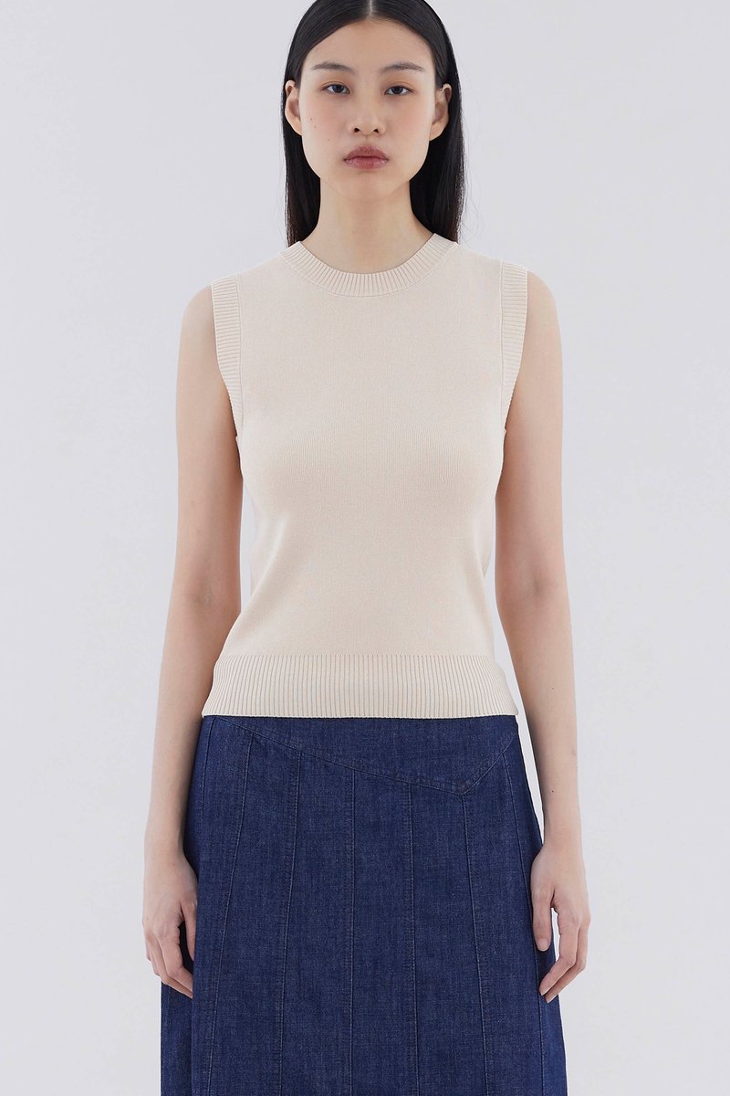 Joria Round Neck Knit Tank