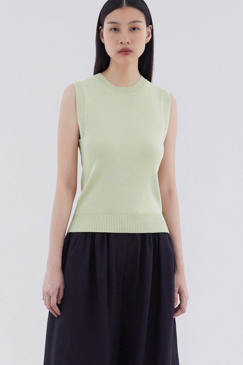 Joria Round Neck Knit Tank