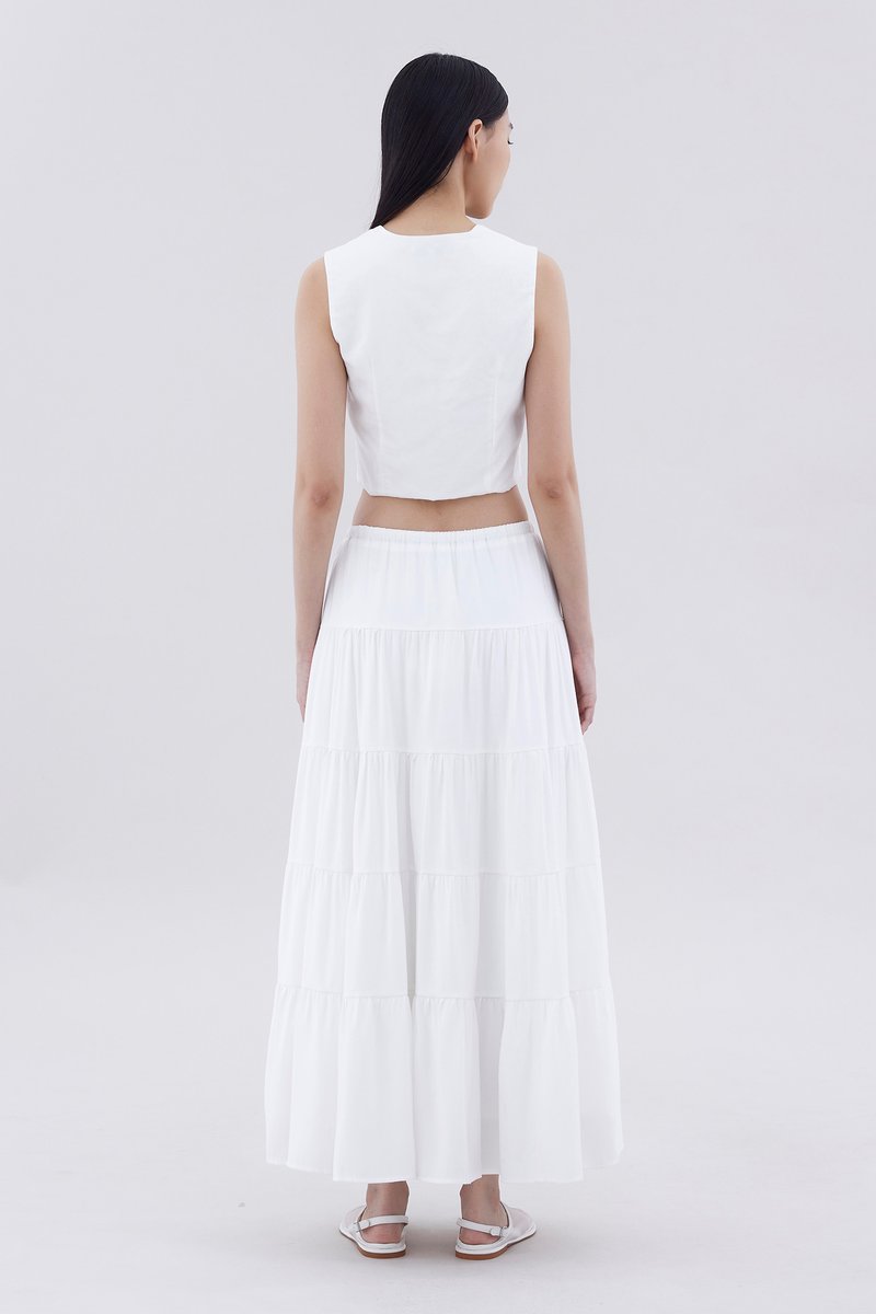 Mabrel Tie-Front Crop Top