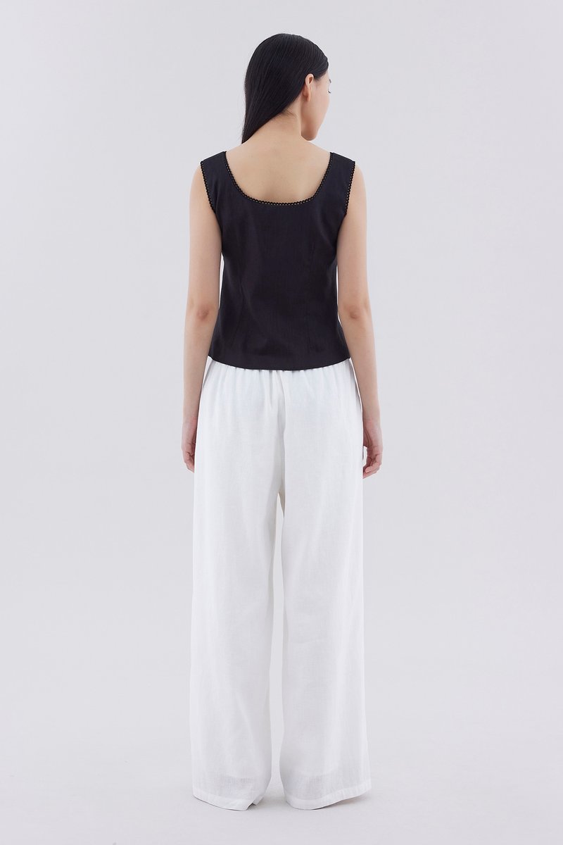 Detrice Open Slit Top