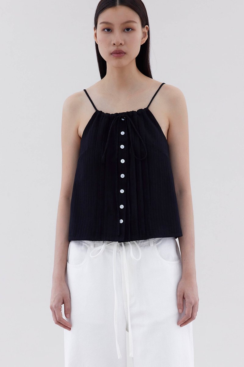 Theara Gathered-Neck Top