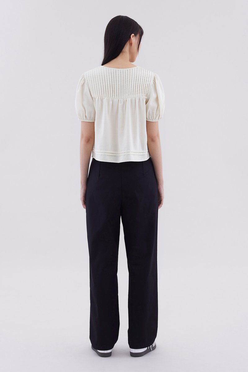 Serina Pin-Tuck Blouse