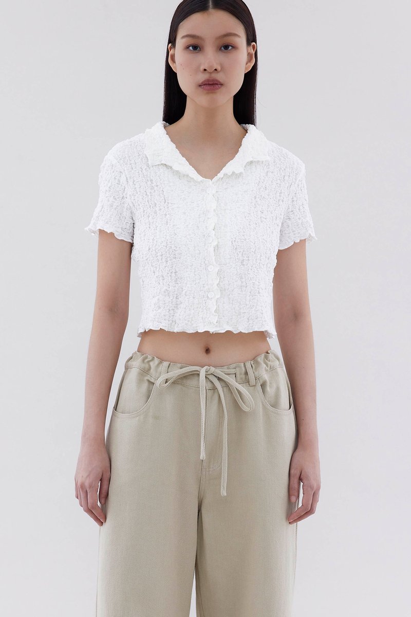 Damaris Textured Shirt