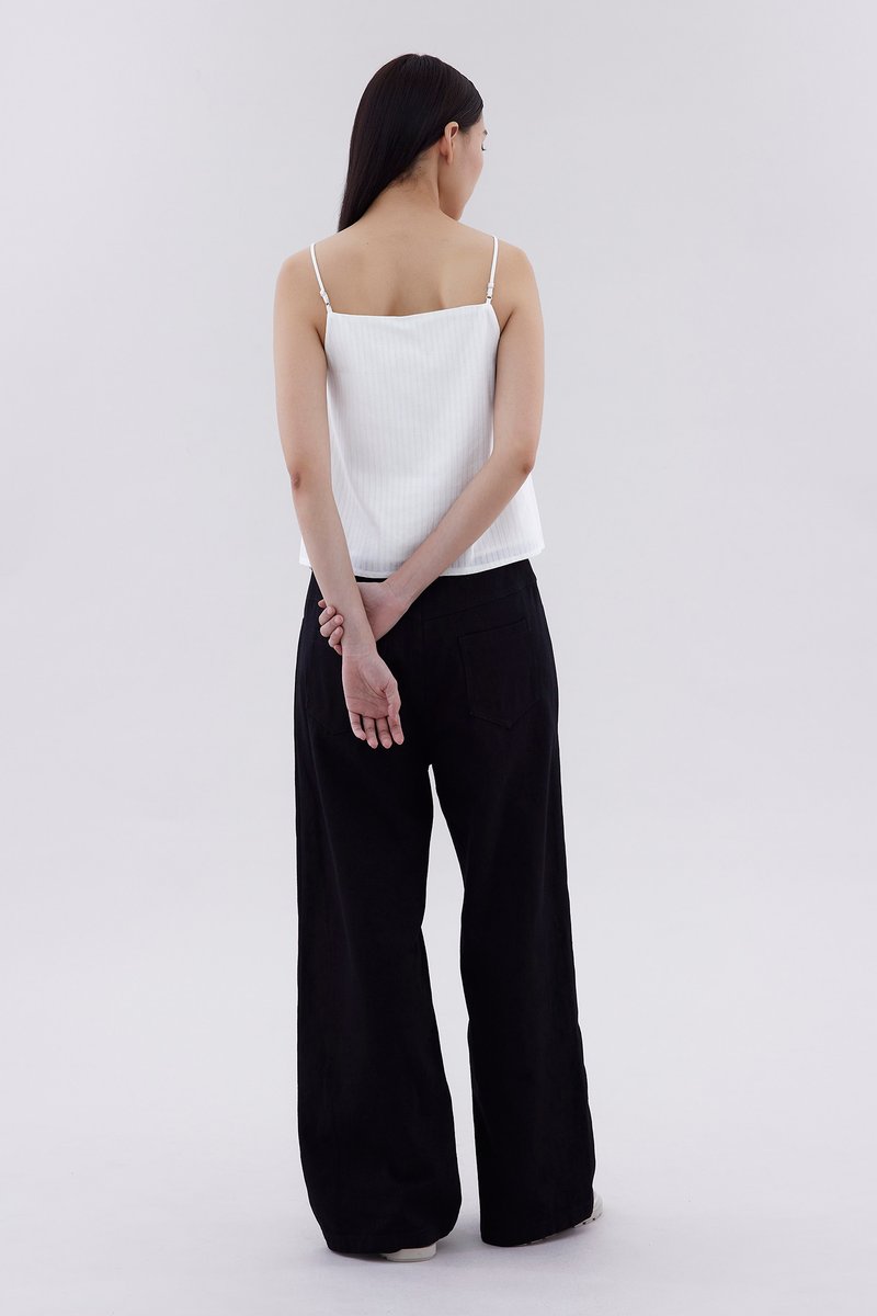 Theara Gathered-Neck Top