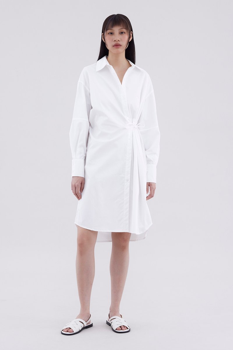 Kayle Wrap Shirtdress