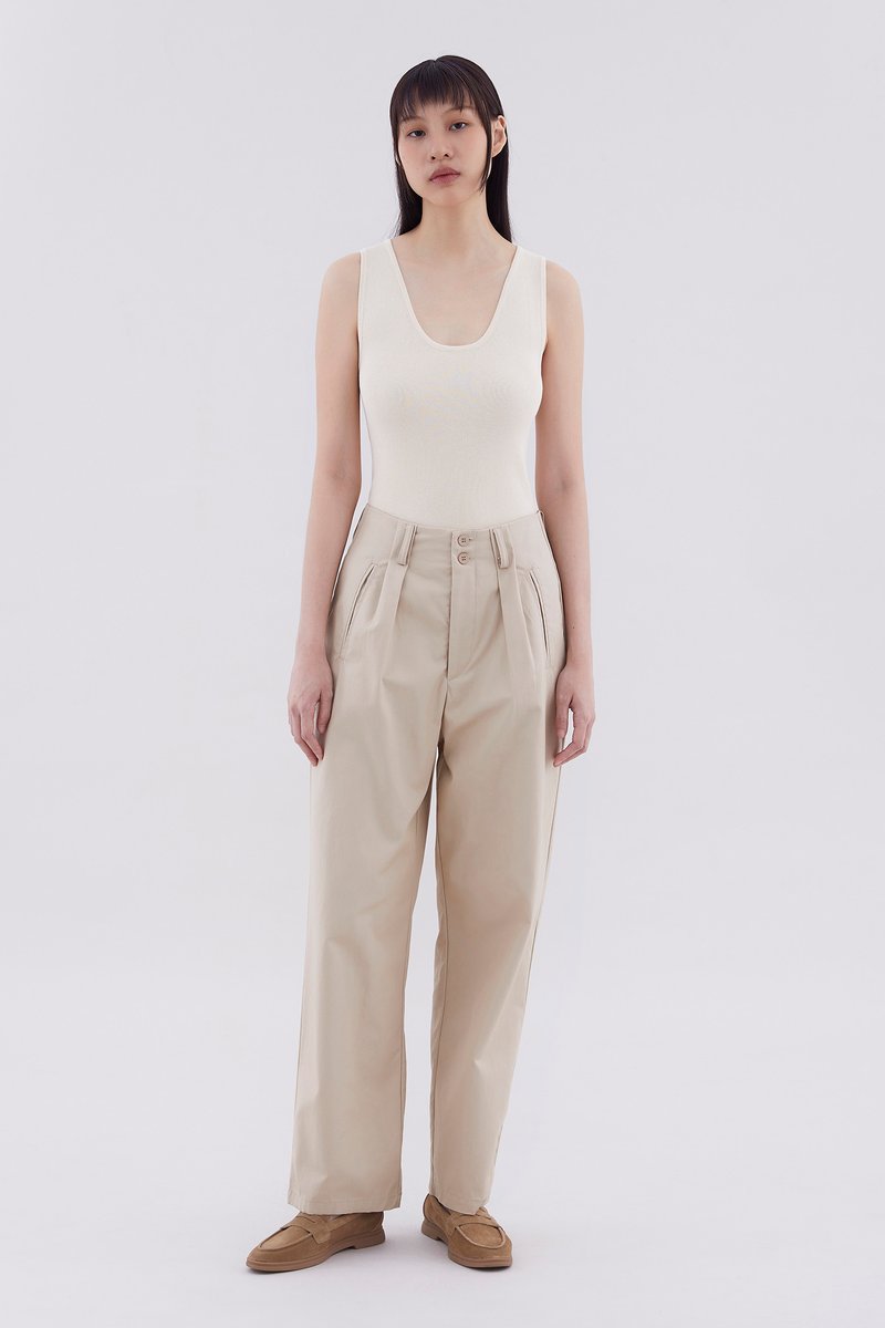 Mabele High-Rise Straight Pants