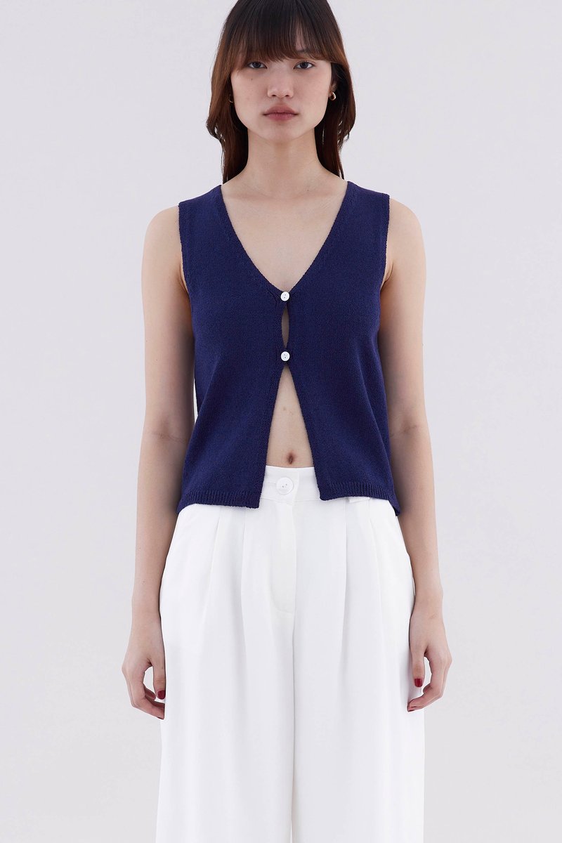 Gwenyth Relaxed Knit Vest