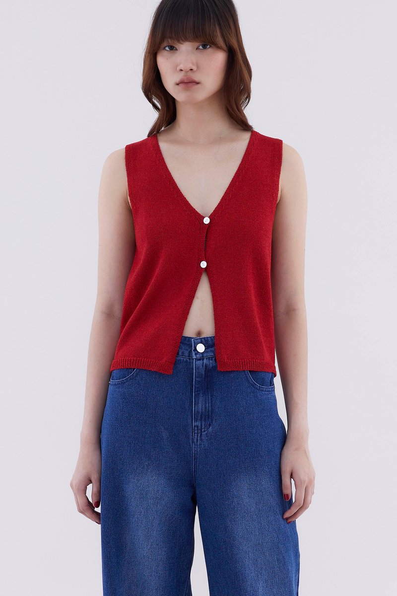 Gwenyth Relaxed Knit Vest