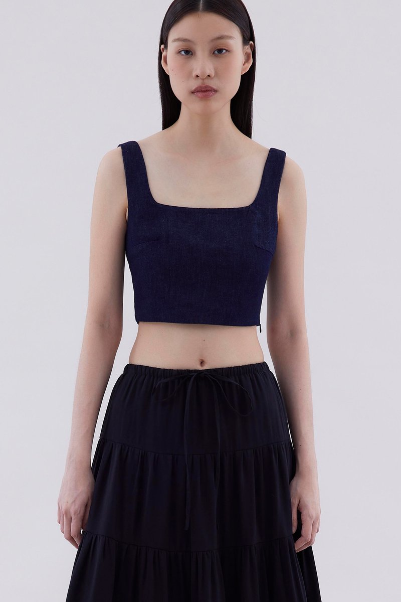 Maradith Square Neck Crop Top