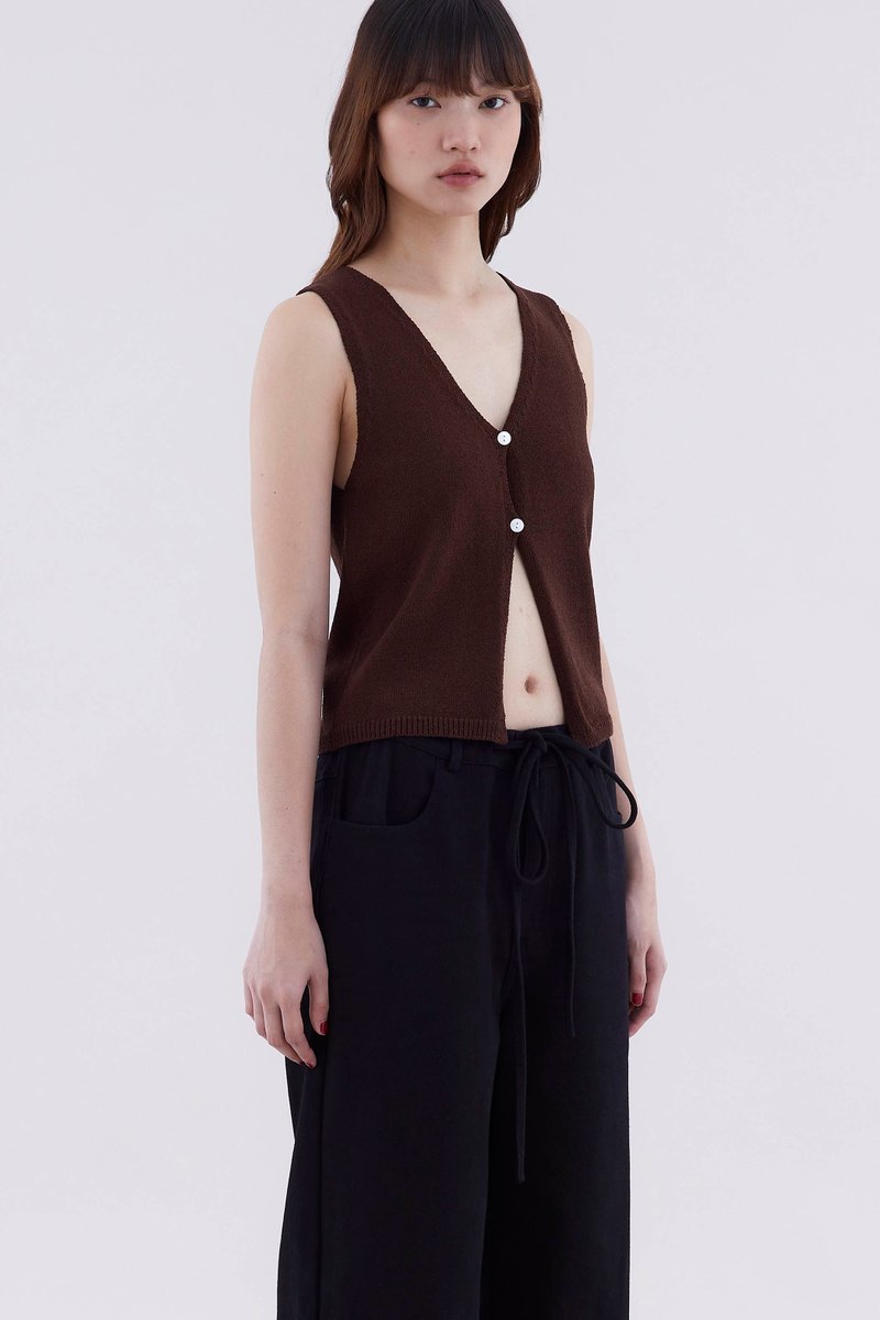 Gwenyth Relaxed Knit Vest