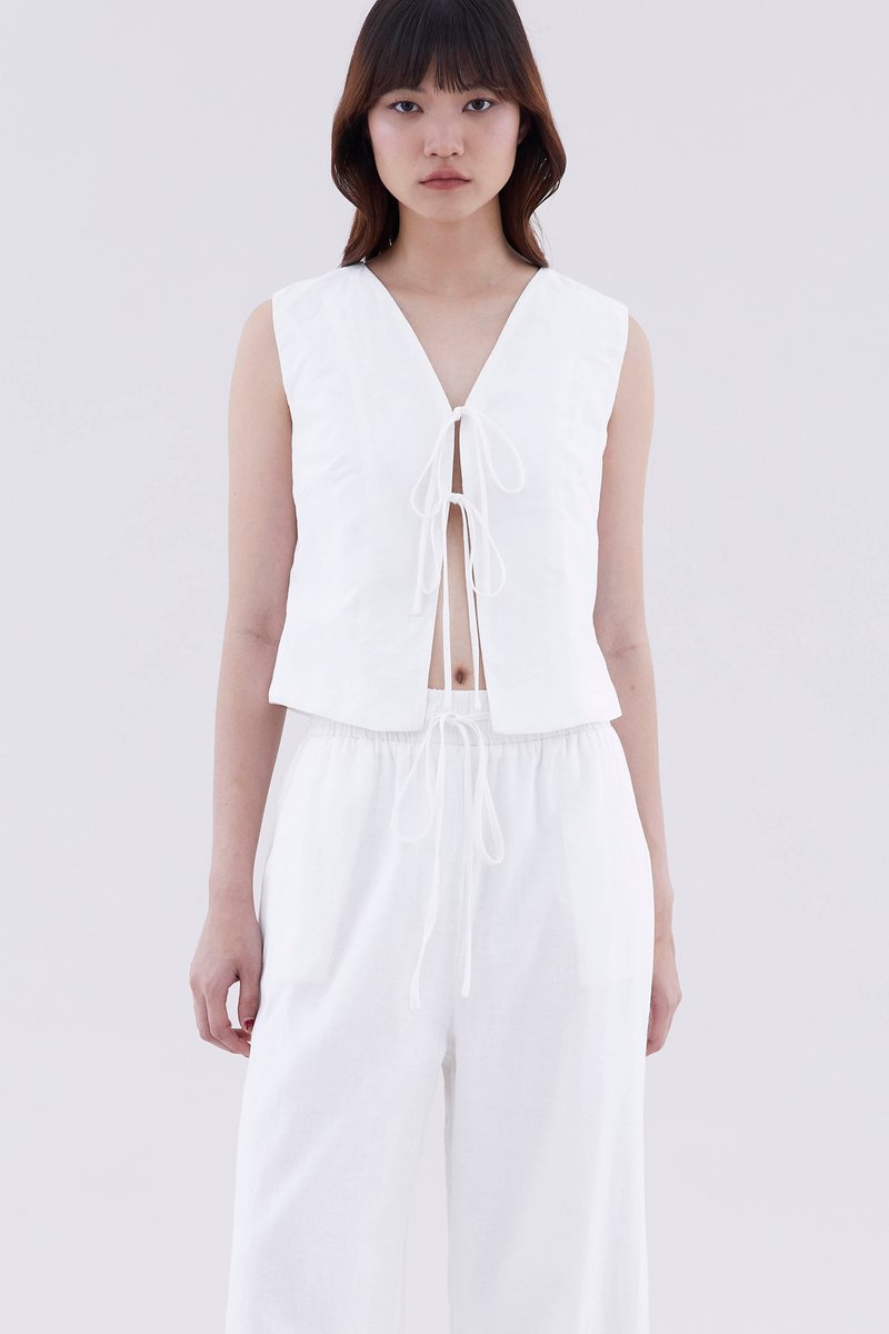 Ellendra Front Tie Top