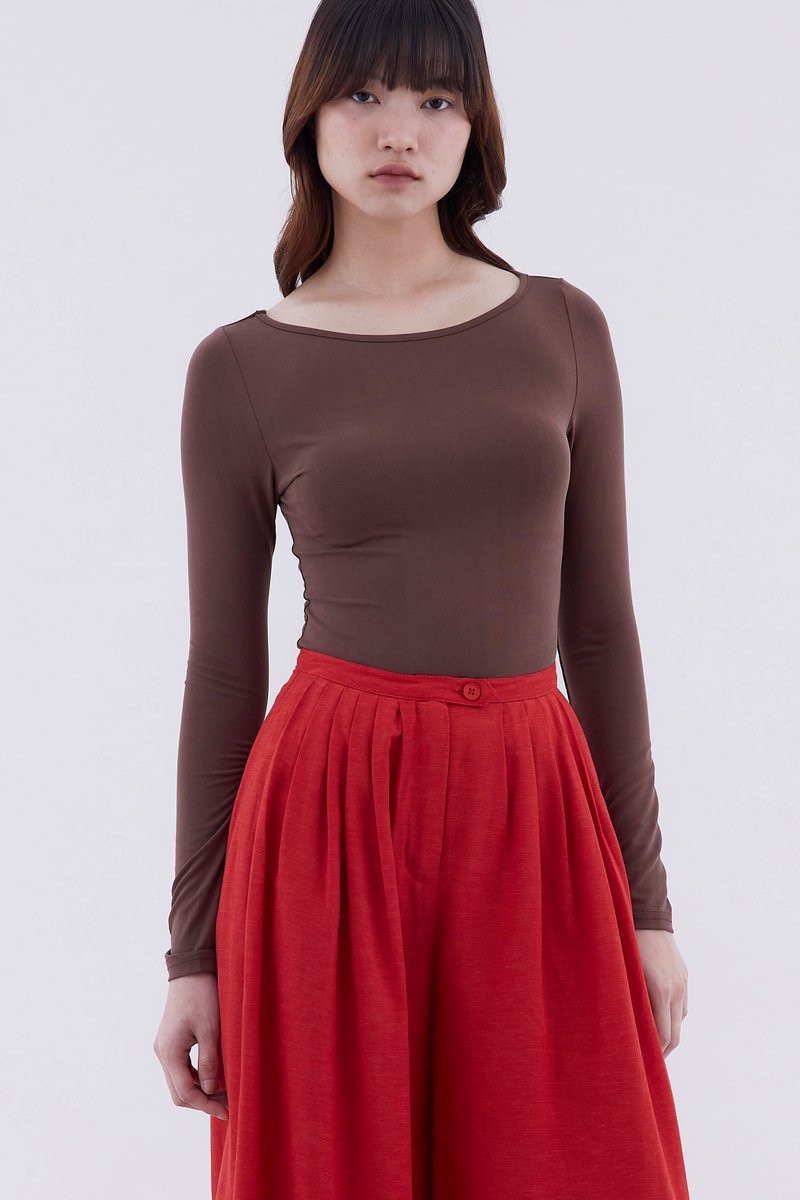 Julienne Boat Neck Top