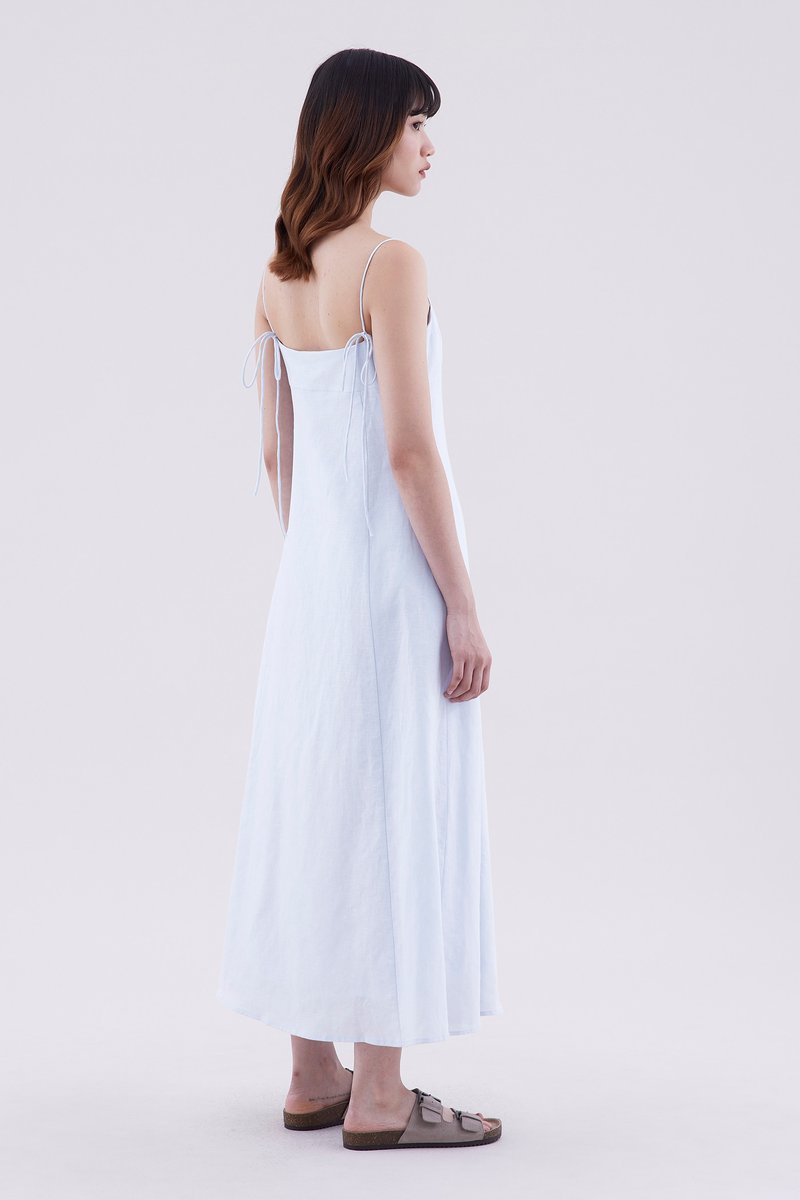 Perlette Tie-Back Dress