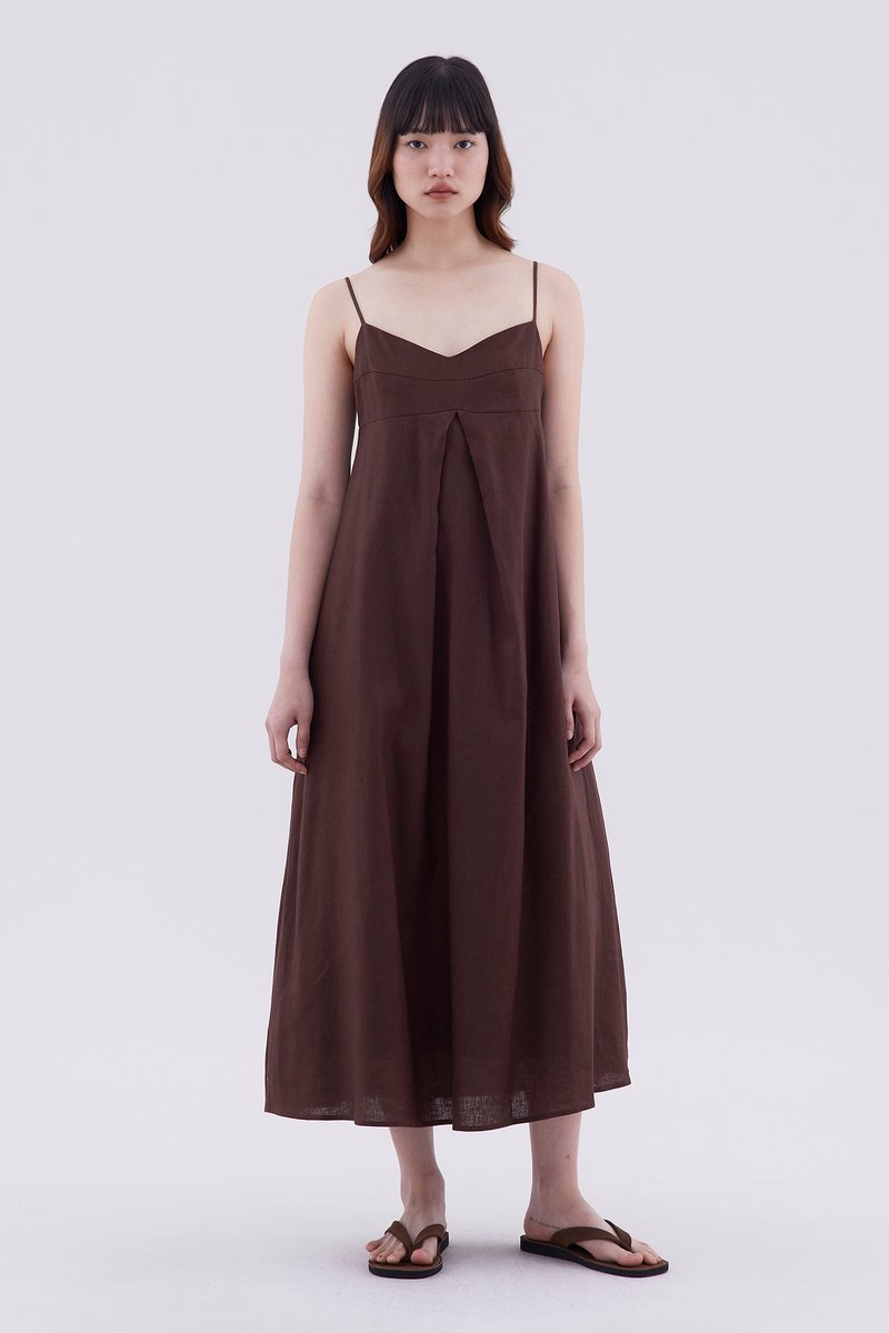 Odive Front-Pleat Dress