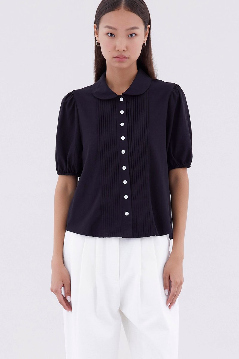 Felisia Round-Collar Shirt