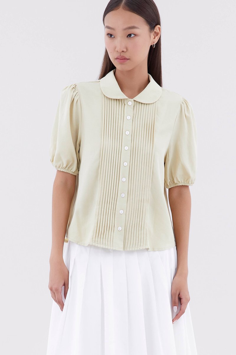 Felisia Round-Collar Shirt
