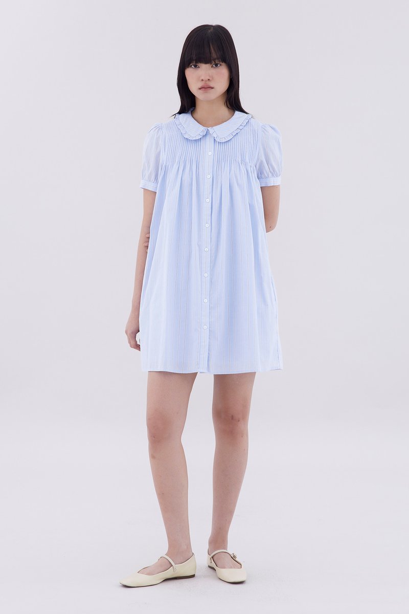 Merene Pin-Tuck Dress