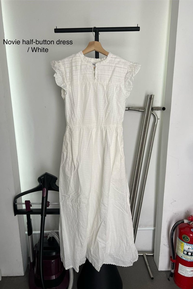 Novie Half-Button Dress