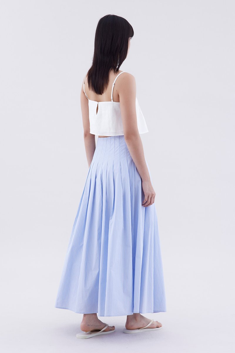 Sonia Pleated Full Skirt