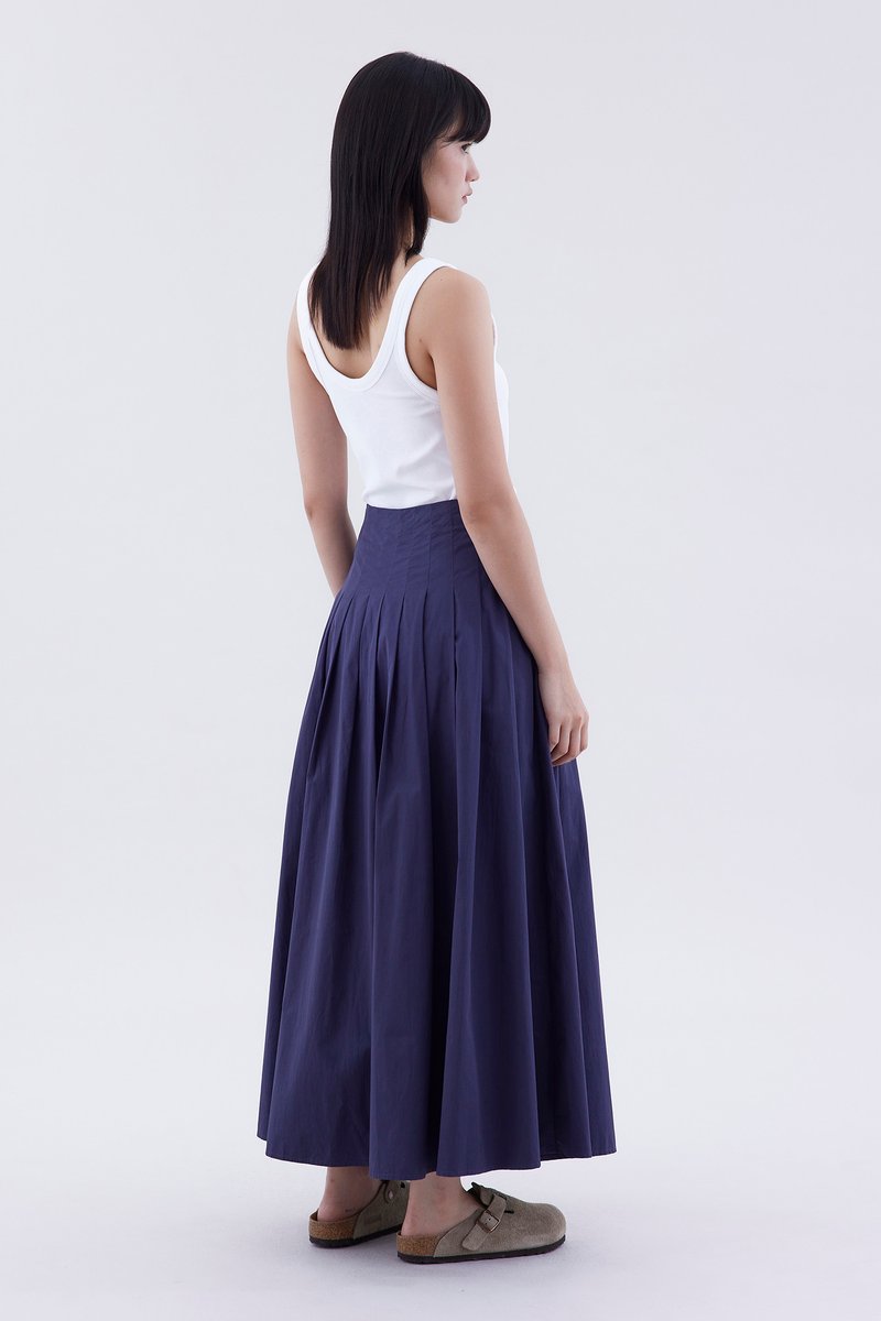 Sonia Pleated Full Skirt