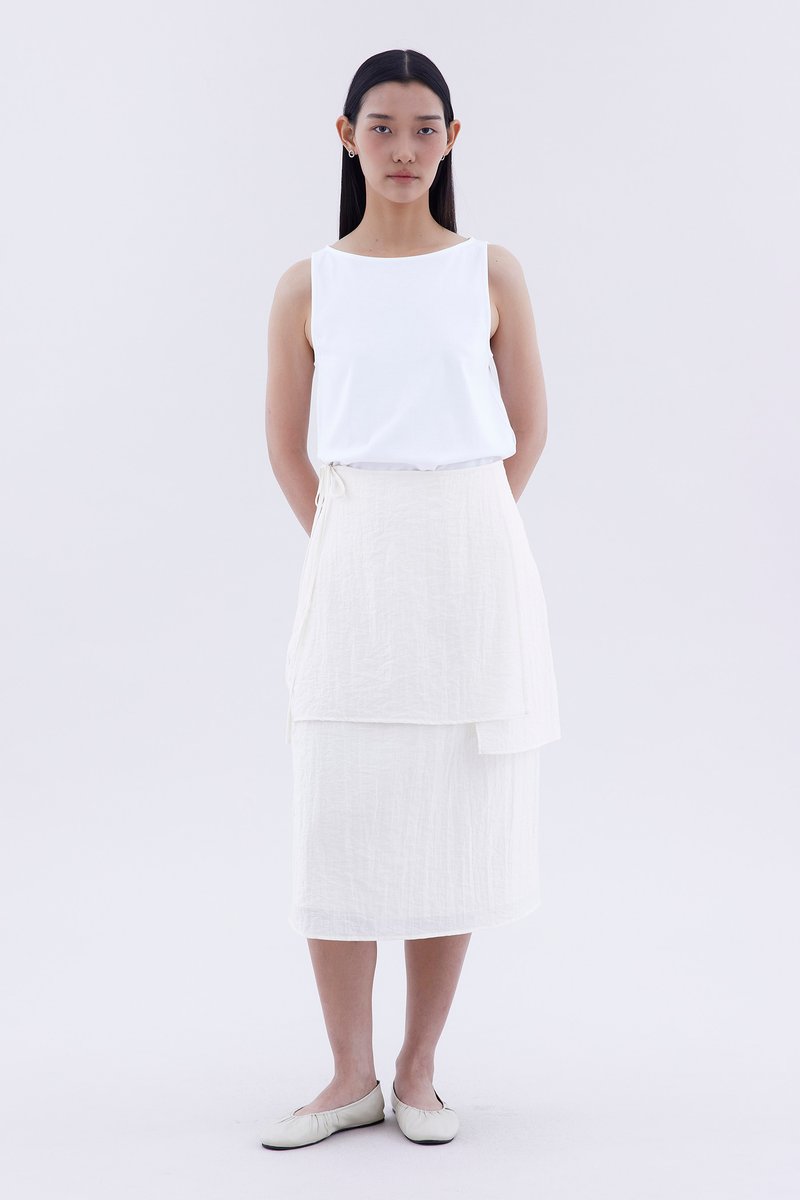 Erabella High-Rise Layered Skirt