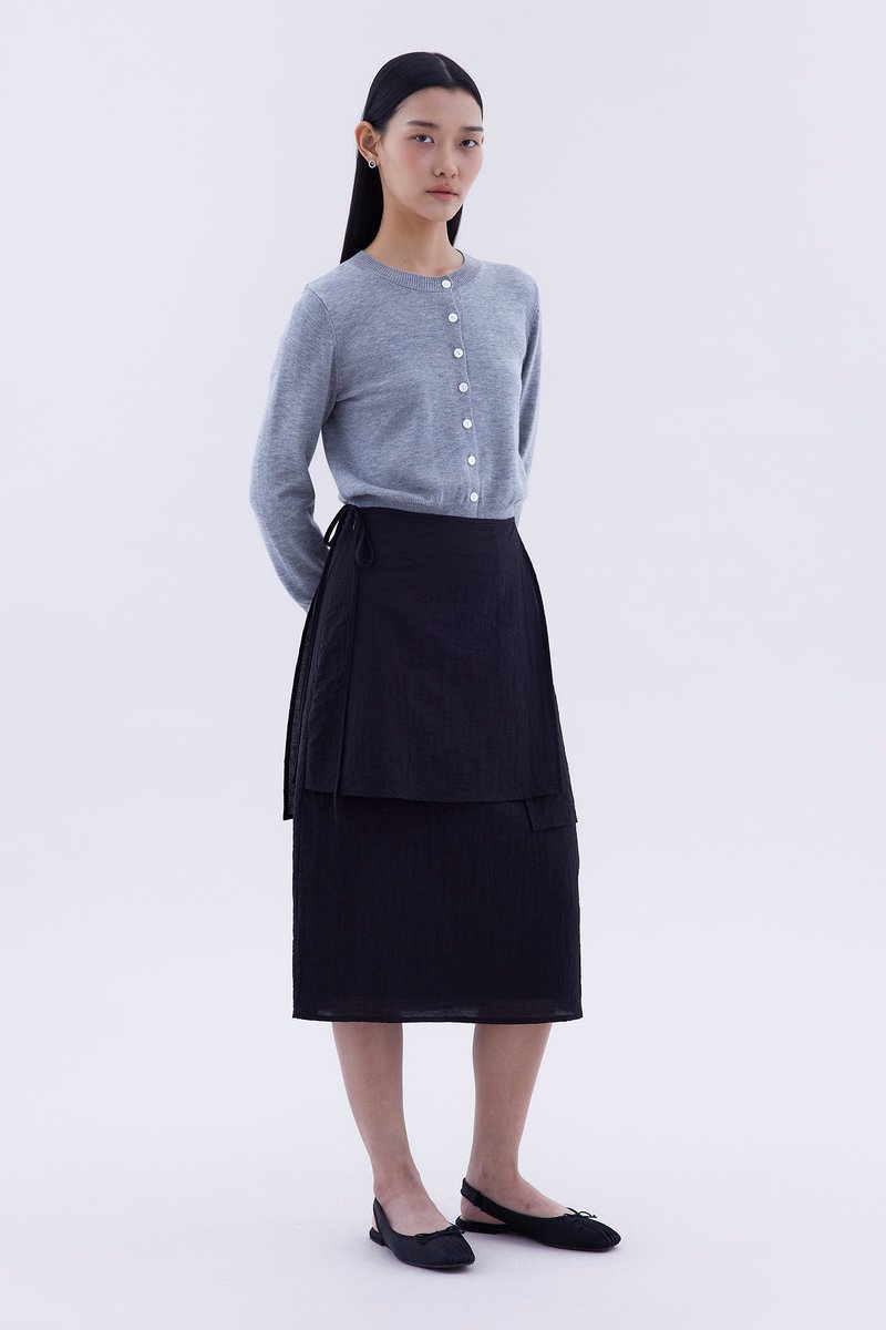Erabella High-Rise Layered Skirt