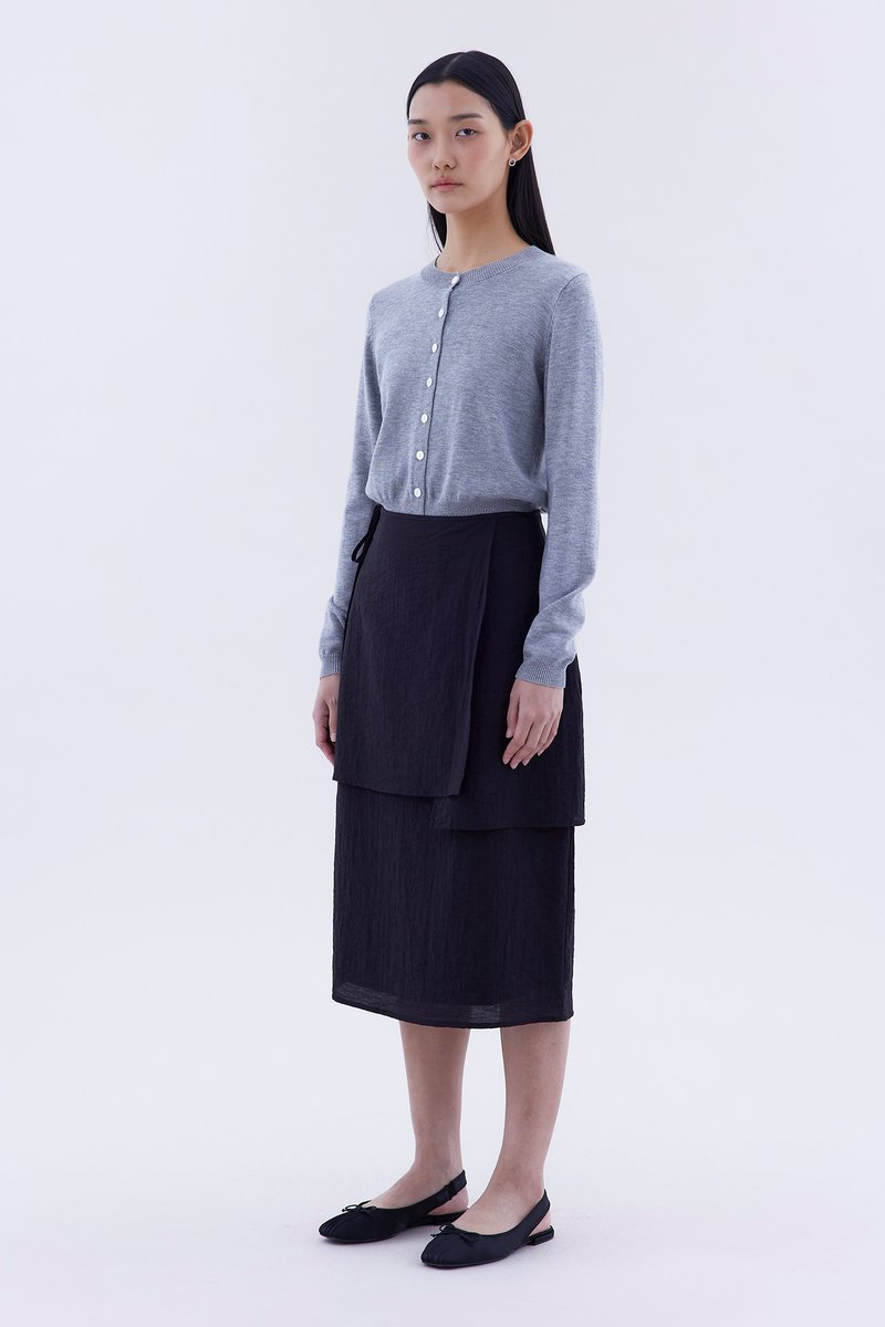 Erabella High-Rise Layered Skirt