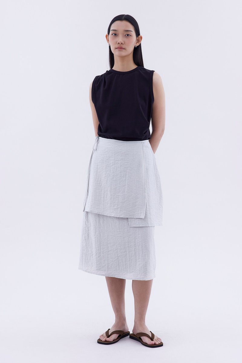 Erabella High-Rise Layered Skirt