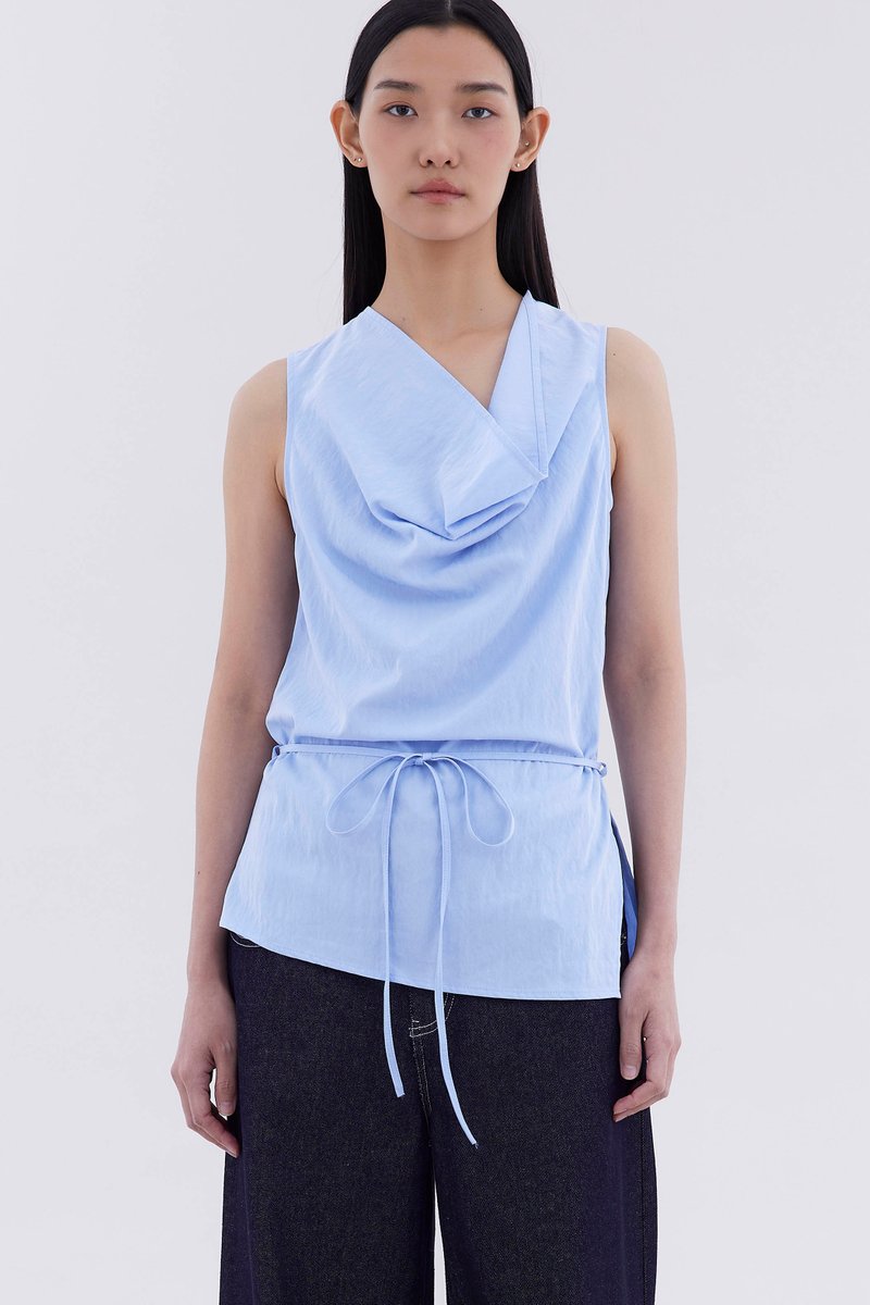 Jupierre Drape-Front Top