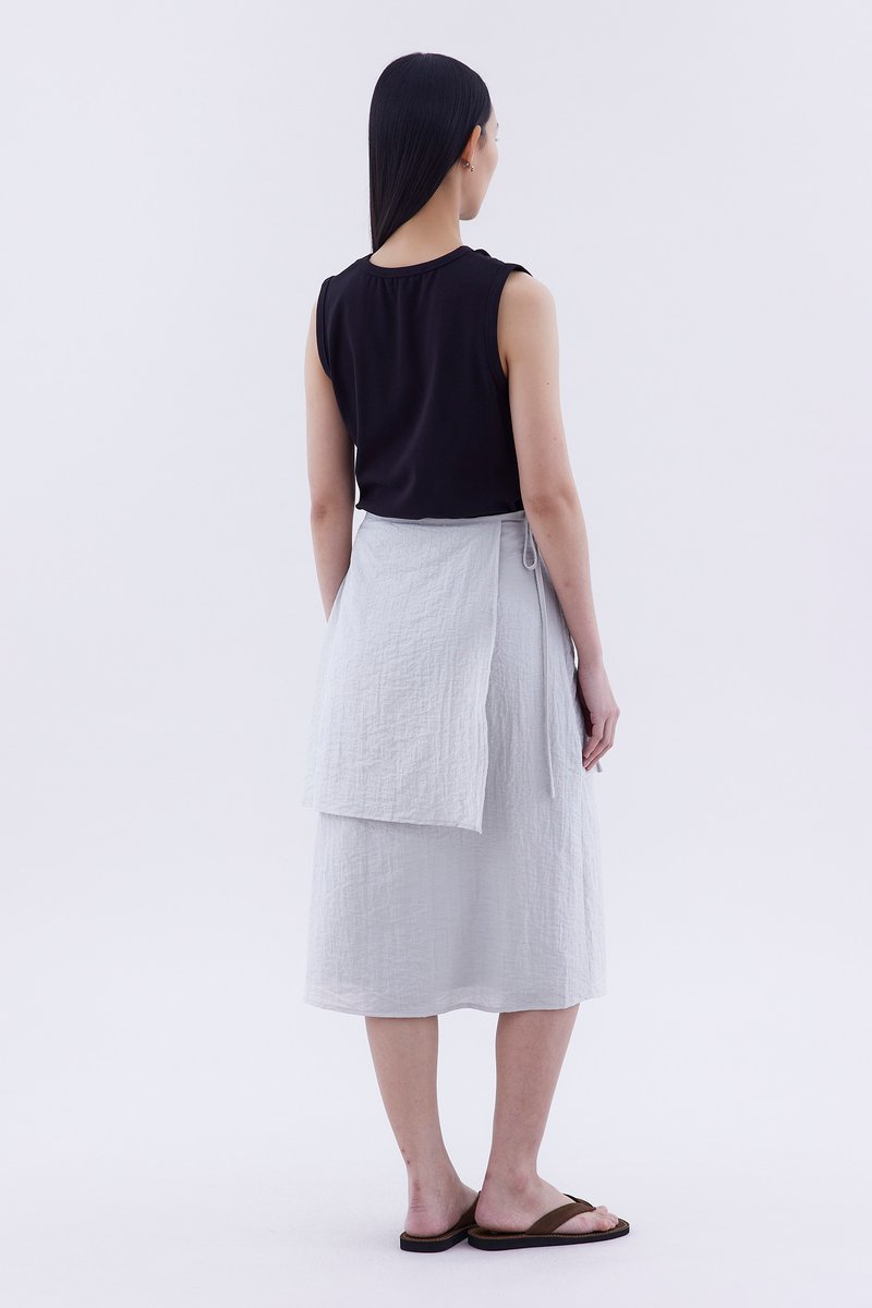 Erabella High-Rise Layered Skirt