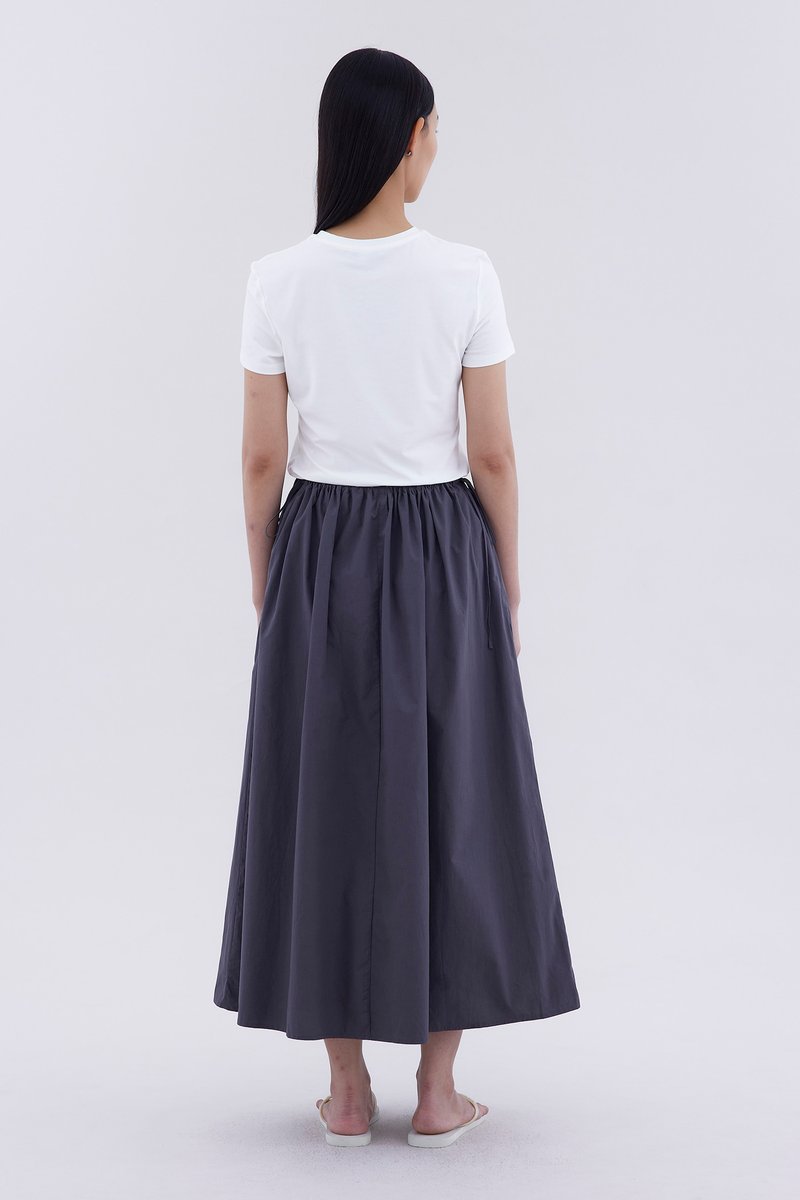 Delke Drawstring Full Skirt